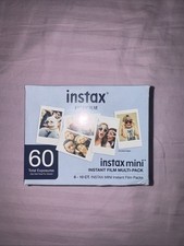 Fujifilm - instax mini 60 Total Exposures Instant Film Multi Pack - White