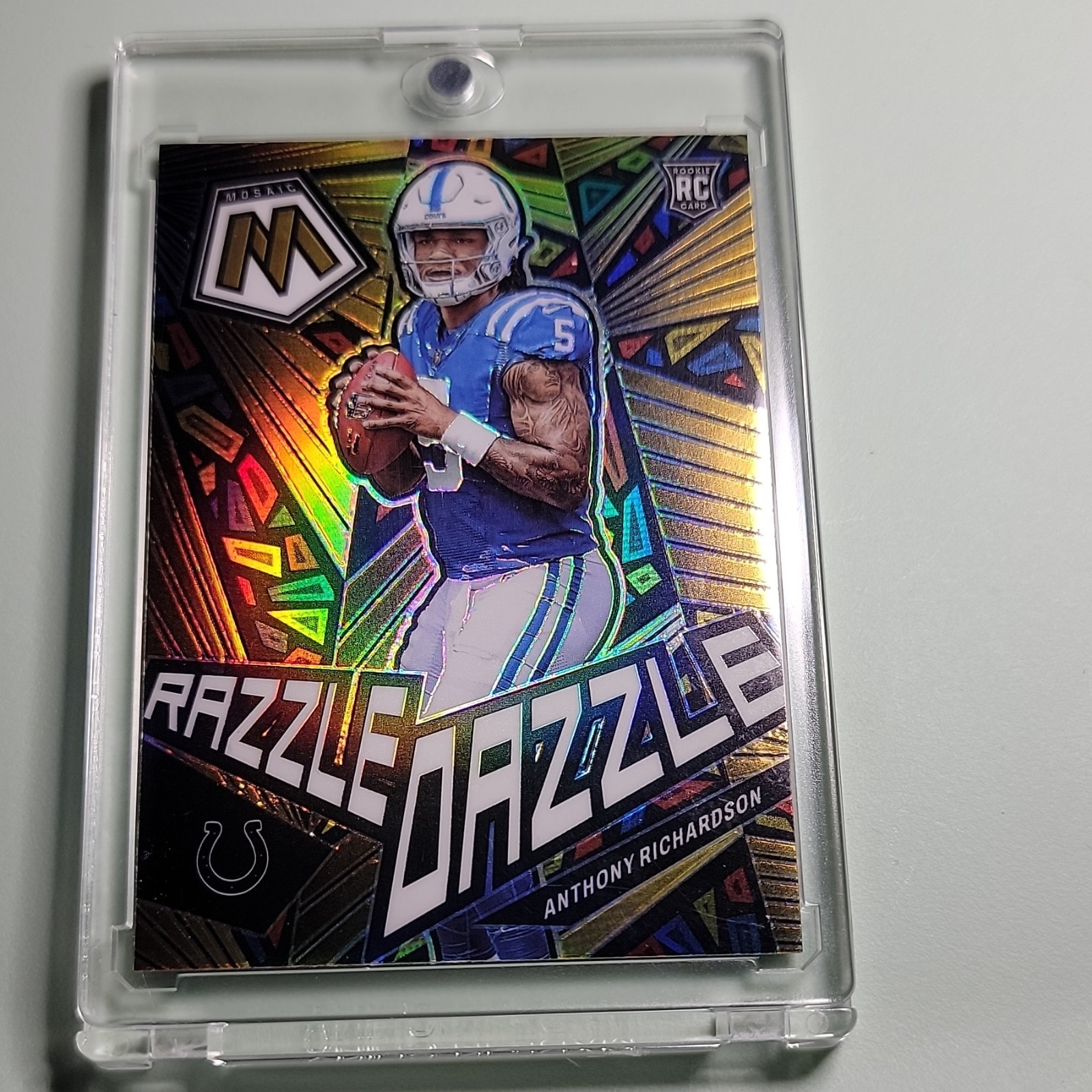 Panini 2023 Mosaic Razzle Dazzle Rookie Anthony Richardson RD-17 Colts