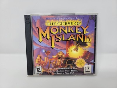 The Curse of Monkey Island (PC Game CD-ROM, 1997, LucasArts)  ~  Complete/CIB