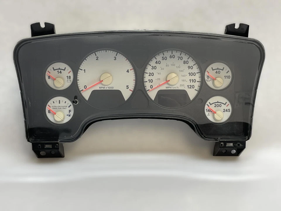 2009 DODGE RAM 4500 DIESEL SPEEDOMETER INSTRUMENT CLUSTER OEM P05172499AF MPH - Image 2 of 4