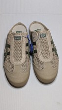 NEW Onitsuka Tiger Mexico 66 Sabot Coffe/Green 1183C123-252 Slippers Size 11