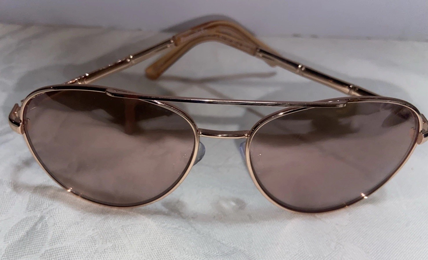 Panama Jack Women’s Sunglasses PJ87 – Pilot Metal Aviator Frames – Rose Gold