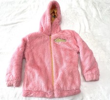 Disney Junior Minnie Mouse Reversible Coat with Hood Girls Multicolor Pink Sz 6