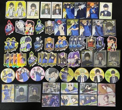 Blue Lock Sammelkarte Untersetzer Aufkleber Konvolut authentische Japan Anime...