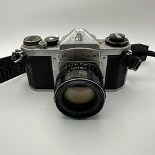 Asahi Pentax SV 35mm SLR Film Camera Super-Takumar 55mm f1.8 Lens Untested
