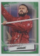 2021 Topps Chrome WWE Green Refractor 48/99 Andrade Cien Almas Andrade #4 0c6