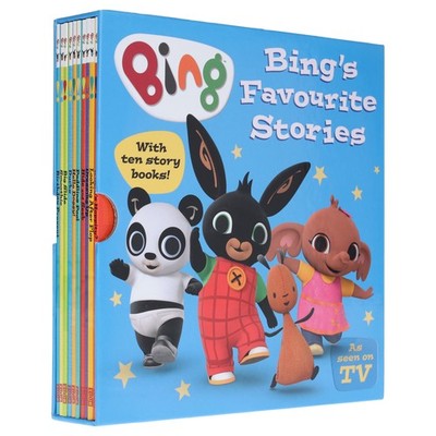 Bing Bunny 10 Books Favourite Stories Box Set By Ted Dewan - Ages 7-9 - PB