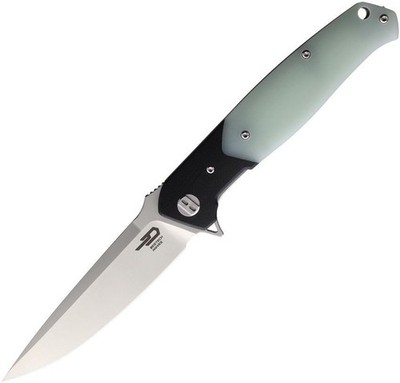 Bestech Swordfish Liner Folding Knife D2 tool Steel Blade G10 Handle - BG03E