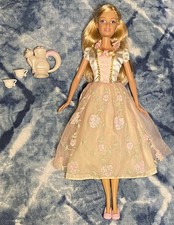  Rare Mattel Barbie Princess  The Pauper Princess Anneliese Tea Party Doll
