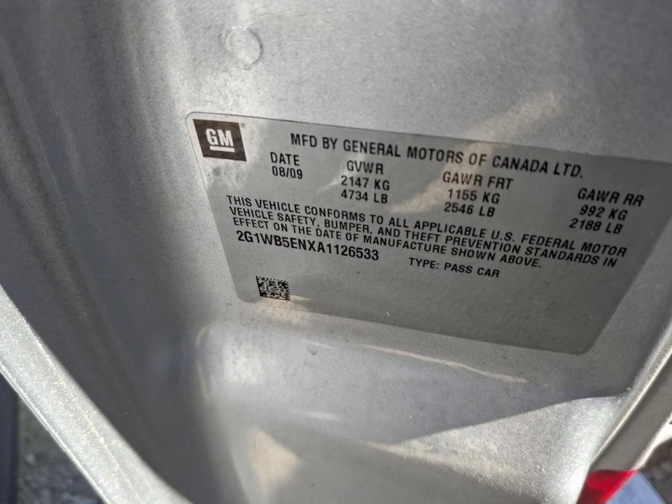 2010 Chevrolet Impala Climate Control Dual Zone OEM Used 3660730 - Image 4 of 4