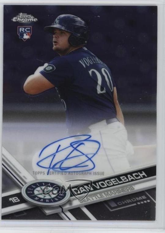 2017 Topps Chrome Rookie Auto Daniel Vogelbach Dan Vogelbach #RA-DV Auto qh5