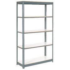 Boltless Extra Heavy Duty Shelving 36"W x 12"D x 60"H 5 Shelves 1500 lbs.