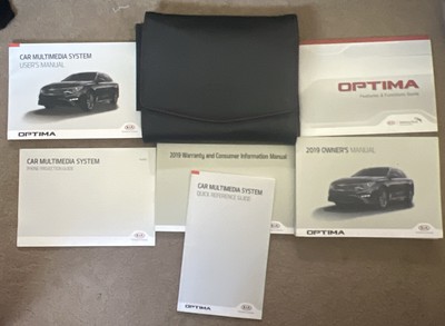 2019 Kia Optima Owners Manual Car Multimedia System Users Manual Reference Guide