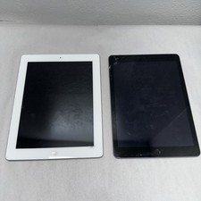 Apple iPad Lot Of 2 For Parts Not Working A1458/ A1822 Bundle See Pics.