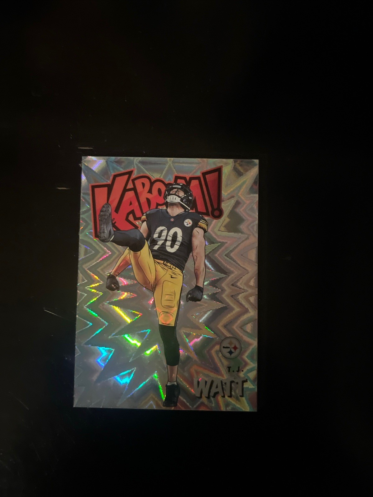 2021 Panini Absolute - Kaboom! T.J. Watt SSP
