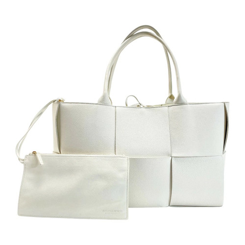 Bottega Veneta Medium Arco Tote White VCP11 9009 Used