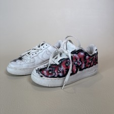 Nike Air Force 1 With Graffiti Letters 041101 Size 4Y