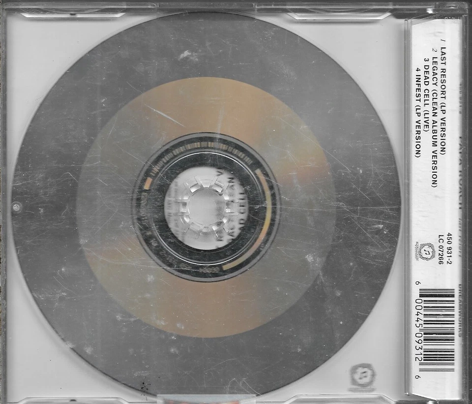 Papa Roach - Last Resort | CD | Single | SKG Music | 2000 - Bild 2 von 2