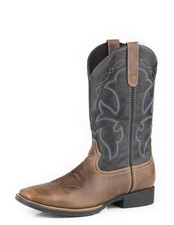 Roper Western Boots Mens Monterey Square Toe Brown 09-020-0904-2409 BR