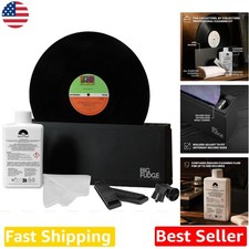 High-Performance Vinyl Record Washer Machine - 500 Album Fluid, Microfiber Cloth