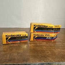 3 NOS Kodacolor VR-G 200 CB 620 Gold 200 GB 620 Late 80 s Early 90s Film
