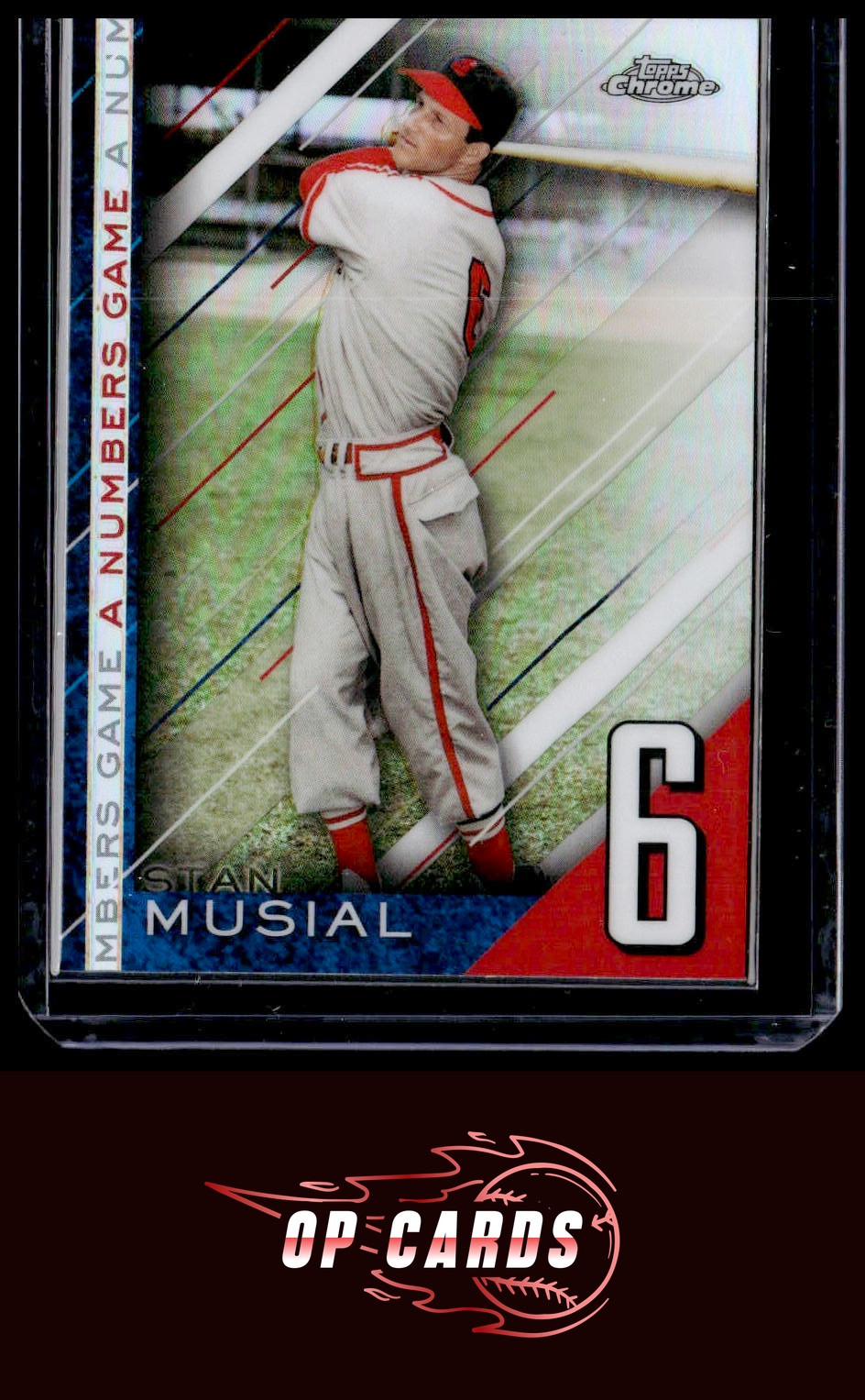 Stan Musial 2020 Topps Chrome Update #NGC-11 A Numbers Game , Free Shipping