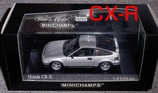1/43 Honda Cr-X Coupe Silver 1989