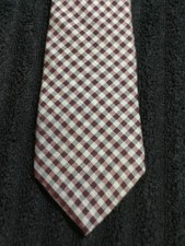NORDSTROM Silk Plaid Neck Tie NWOT