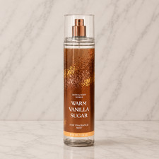 Bath Body Works Warm Vanilla Sugar Fine Fragrance Mist 8 fl oz New - FAST SHIP