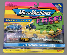 1994 Galoob Micro Machines 12 Decades The 60's  Mini Scale Car Figurines RARE