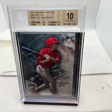 1 very rare 2014 Bowman Sterling Prospects J.P. Crawford #BSP-4 BGS 10 PRISTINE