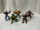 Vintage TMNT Teenage Mutant Ninja Turtles Lot of 5 Action Figures Playmates 1989
