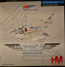 Hobbymaster Aviation A-4B "Gladiator" VA-106 USS Essex Late 60s HA1402 1:72