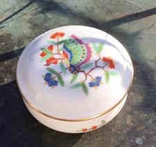 Mei&szlig;en Chinesischer Schmetterling edle  Bonboniere / Deckeldose &Oslash; 9,5cm I. Wahl