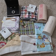 Designer Handkerchief & Jewelry Lot Burberry ...