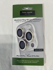 Kate Spade NY Aluminum Ring Lens Protectors for iPhone 15 Pro / 15 Pro Max -GOLD