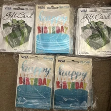 Visa Empty Gift Credit Cards No value Collectible Lot of Cards 50, unopened NEW