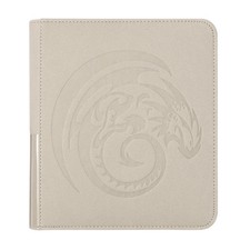 Dragon Shield Ashen White 160 Card Binder Zip...