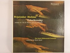 RICHTER,SVJATOSLAV TCHAIKOVSKY CONCERTO No1 IN B FLAT FOR PIANO & ORCHEST (A) LP