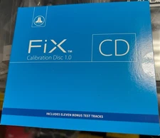 JL Audio Fix Calibration Disc 1.0 CD Test Tracks