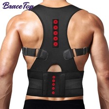 Posture Corrector Support Magnetic Back Shoulder Brace Belt Band For Men Women
