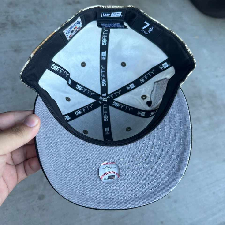 7 3/4 Arizona Diamondbacks Real Tree Camo Hat Club 59FIFTY 1999 Inaugural Script - Image 3 of 3