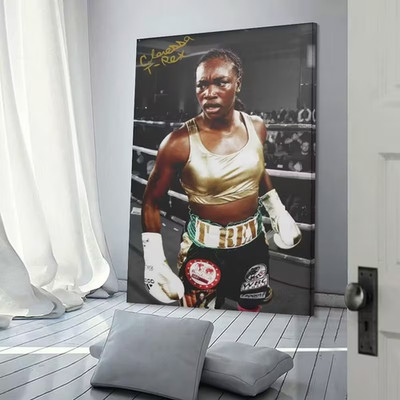 Claressa Shields T-REX Canvas Painting Print Picture Wall Framed Art 24x36 BIG
