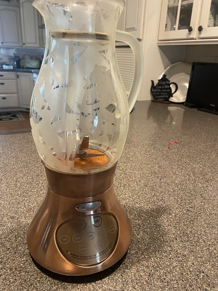 Vtg Jenn-Air Attrezzi Bar Blender Brown color GlasS JBL800GAAU
