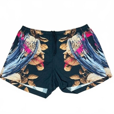 Christopher Kane Italian Designer Pink Black Blue Mens Swim Shorts Bottoms XL