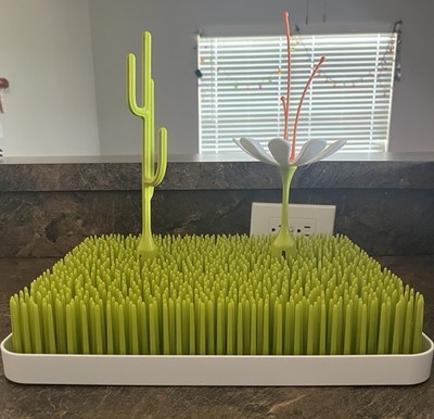 Boon Grass Countertop Drying Rack Bundle - Includes Grass, Stem, and Twig -