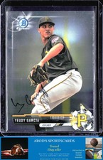 2017 Bowman *Yeudy Garcia **Card #BCP34** AUTO (RC)