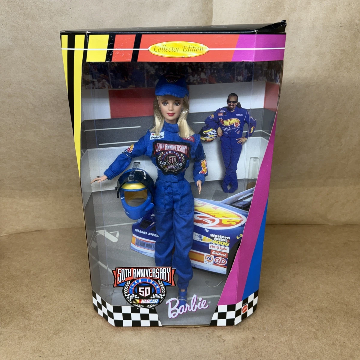 Original (Unopened) NASCAR Barbie Dolls & Doll Playsets