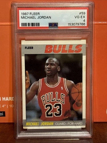 1987-88 Fleer - Michael Jordan #59 PSA 4