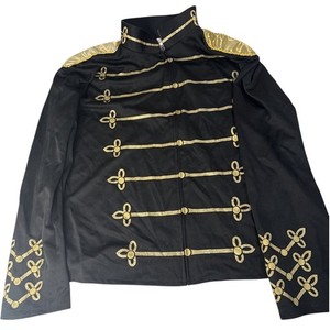 Rubies Michael Jackson Military Jacket Adult Costume Black/Gold SEE MEASUREMENTS